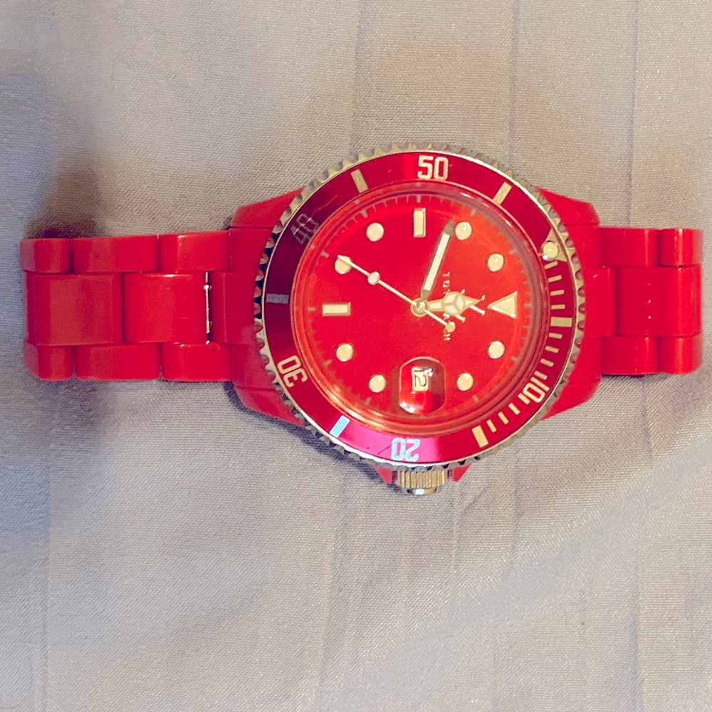 ToyWatch brand watch — raspberry pink